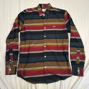 Lacoste button up shirt medium